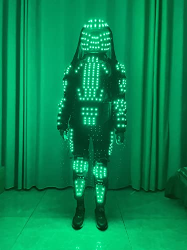 Generic Remote Control LED Robot Suit XXL Black