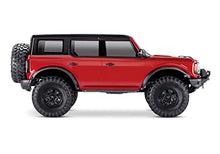 Traxxas TRX-4 Scale Trail Crawler 2021 Ford Bronco Red Silver-Anodized