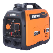 GENMAX Portable Generator，3300W Ultra-Quiet Gas Engine, EPA Compliant, Eco-Mode Feature, Ultra Lightweight for Backup Home Use & Camping (GM3300i)