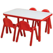 Angeles Baseline 72" x 30" Rectangular Activity Table 24" H Shamrock Green