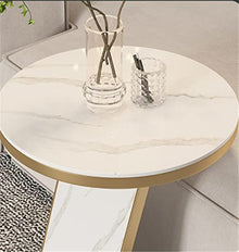 NRFJFOP Small Coffee Table Sofa Side Living Room Removable Balcony Round Bedside Home Corner