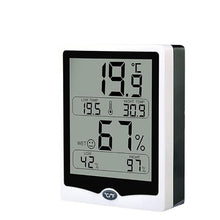 ASWRTYJO ABS Electronic Large Screen Display Memory High Low Thermometer Humidity