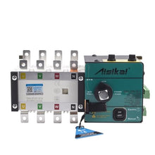 100A 160A 250A 4P AISIKAI ATS Diesel Generator Dual Power Automatic Transfer Switch Single Three Phase Generator Parts AC220V(AISIKAI 100A 4P)