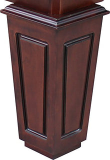 Playcraft St Lawrence 8' Espresso Slate Pool Table with Leather Drop Pockets