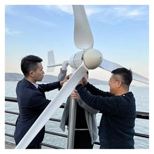 ASsdhgTE MPPT 6000W 24V 48V Horizontal Axis Wind Turbine Generator Kit