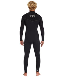 Billabong Mens 4/3mm Furnace Chest Zip Fullsuit Wetsuits Black 23 Medium