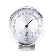 Metal Temperature and Humidity Meter Home Hanging Dual-use Office Temperature and Humidity Meter Dry Thermometer