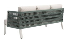 Zuo Bridgehampton Sofa White, White Sofa, Modern Style, Patio Furniture, Outdoor Fabric, Seats up to 3, Aluminum, Outdoor Living, 73.6" W x 31.5" D x 31.9" H, Non-Stackable