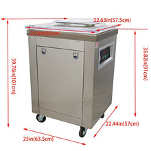 INTBUYING Single Chamber Vacuum Packaging Machine 20inch Sealing Length 110V