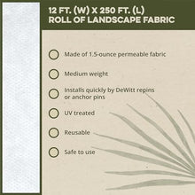 Dewitt N-Sulate 12x250 Feet Heavy Duty Landscape Fabric Winter Protection Blanket (5 Pack)