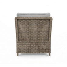Martha Stewart Lily Pond Modular Patio Sectional Center Seat, Gray