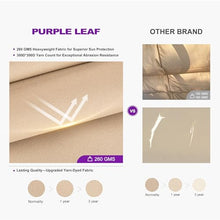 PURPLE LEAF Outdoor Pergola 10' X 10' Retractable Canopy Aluminum, Beige