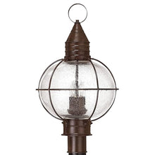 Hinkley Rustic Four Light Post Top/Pier Mount Cape Cod Collection Sienna Bronze
