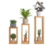 Wooden Plant Display Stand Flower Rack Storage Rack Organizer For Plant Flower Pots Indoor Outdoor Living Room Office Decoration Display Stand Garden Plant Stand Display Stand (()