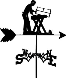 Weathervane Metal for roof garden yard Weather Vane For The Garden Farm Stainless Steel Weather Vane With Animal Ornament Wind Direction Indicator Weathervane Measuring Tools For Garden Decor Roof O