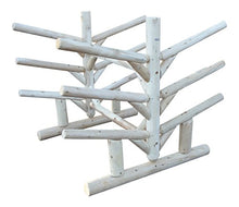 Log Kayak Rack 6 Place Paddle Board Storage Rack Unfinished