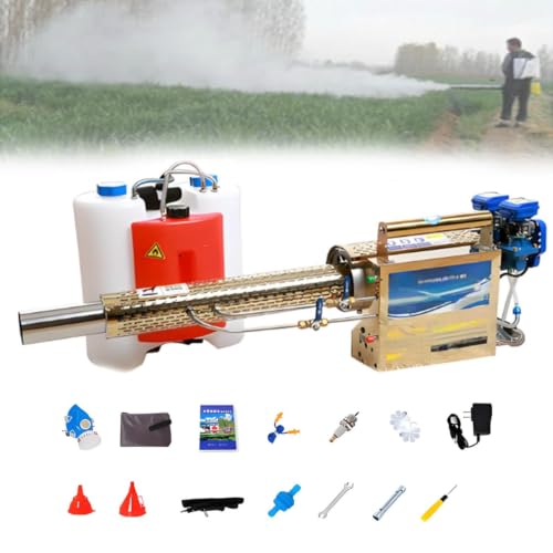 Pvxa Portable Pulse Jet Thermal Fogger, 15L Thermal Fogger Machine, Sprayer Agricultural Portable 360 °,Covers 700㎡ in 7-8 Minutes, for Farmland Garden 180K