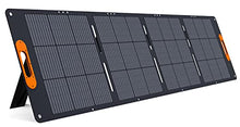 ALLWEI 200W Portable Solar Panel for 1200W 2400W Power Station Solar Generator, Folded 3-in-1 Outputs 18V Solar Charger with Adjustable Kickstand for RV Camping Home