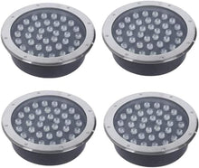 4PCS Underground Light LED 110V Landscape Lights, IP67 Waterproof, Path Light, Underground Light LED, Landscape In-ground Well Lights, Decorative Spotlight, Buried Lights ( Color : Blue , Size : 36W )