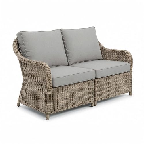 Martha Stewart Lily Pond Modular Patio Loveseat, Gray