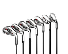 Cobra Golf 2022 Air X Iron Set Left Hand Cobra FST Ultralite Reg Flex Grey-Red