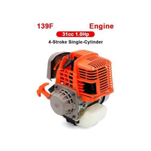 XZHBRZ Engine 2 Or 4 Stroke Single Cylinder Engine Fit for Lawn Mower Brush Cutter Water(139F Engine)