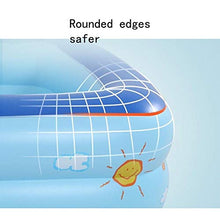 Pools for Kids Family Inflatable Swimming Pool Wear-Resistant Keep Temperature Bubble Bottom Thickening Outdoor Indoor Garden 120X80X40 Cm Backyard Water P
