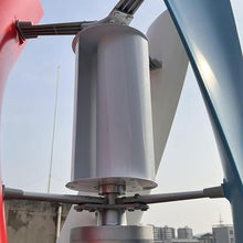 CHRISK Vertical Wind Generator 5000W Inner Air Duct Small Free Energy Wind Turbine Power Permanent Maglev with MPPT Controller,12v