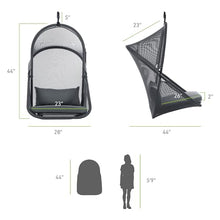 Greemotion Crush Metal Indoor and Outdoor Swing Chair with Stand, Cushions, Breathable and UV-Resistant Mesh, 220 lbs Capacity for Patio Backyard, Balcony, Garden, Bedroom, Dark Gray
