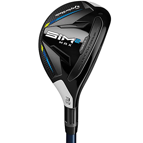 TaylorMade SIM 2 Max Combo Mens Right Hand Steel Stiff 5-PW, Rescue 3 and 4 Steel