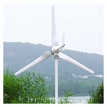 LIAMOS 1000W Horizontal Wind Turbine Power Generator 24V/48V 3/5 Blades Start up Speed 2m/s Fit for Street Lamps,Optimize Wind Energy Utilization(with Hybrid controll,3 Blades_24)
