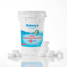 Doheny’s 3-Inch Stabilized Chlorine Tablets for Sanitizing Swimming Pools | 99% Pure Tri-Chlor, 90% Available Chlorine | Long-Lasting, UV-Protected, Slow-Dissolving | Individually Wrapped 100lb Bucket