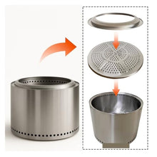 304 Stainless Steel Outdoor Portable Smokeless Brazier Fire Pit,Firepit