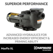 Hayward MaxFlo LX Pool Pump for In-Ground Pools, Single Speed 1HP Pump