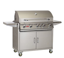 Bull Outdoor Products 55001 BBQ Brahma 90,000 BTU Grill with Cart, Natural Gas, Metallic