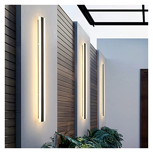 LEDLong Wall Lights Modern Waterproof IP65 Villa Porch GardenLed Patio Exterior Wall Wall Sconces (150 x 9 x 4.5 cm, 45 W, Warm White)