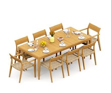 Grade-A Teak Wood Dining 84" Amilo Rectangle Table #2530