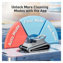 Cordless Robotic Cleaner, for Inground Pools Up to 2000 Sq.ft, All and Waterline Cleaning Vacuum (Blue)