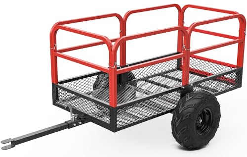 YITAMOTOR 22 Cu.Ft. ATV Dump Trailer, Tow Behind Dump Cart 1700lbs