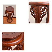 ZOCWJK Plant Stand Vase Display Stands Wooden Vase Base, Display Stand Flower Shelf Elm Flower Shelf Floor-Standing Living Room Shelf Chinese Antique Shelf,C