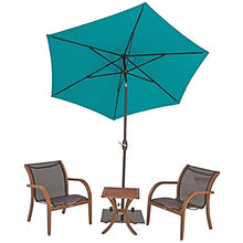 JOMRTS Parasol Garden Round Patio Umbrella Outdoor,Sun Protection Parasol Umbrella with Push Button Tilt and Crank,for Backyard Beach Pool Market
