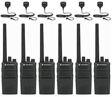 Motorola Solutions 6 Pack RMV2080 Business Two-Way Radios Walkie Talkies Black