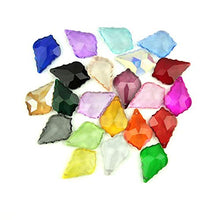 Chandelier Crytal Charming 38mm/50mm Mixed Color Maple Leaf Shape Pendants Crystal Glass Hanging Drop Suncatchers Chandelier Prism Pendants - (Color: 38mm 400pcs)