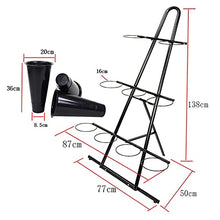 ZOCWJK Flower Stand Display Ladder Plant Shelf Flower Rack Display Stand Flower Pots Holders Outdoor,