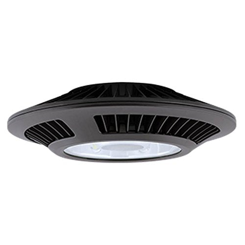 RAB Lighting CLED52 Ceiling Light with 52W 4 X 13W Cool LED and Clear Lens, Bronze
