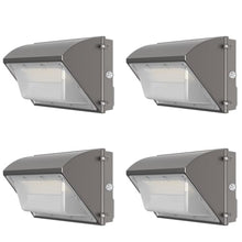 Lifgright 150W LED Wall Pack Light,4 Pack 5000K 18000 Lumens Outdoor Lights Dusk to Dawn,IP65 Waterproof,600-800W HPS Equivalent Outdoor LED Security Light (4 Pack)