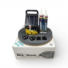 Bird Shock Flex-Track Complete Starter Kit | Low-Profile Bird Deterrent System | Humane Avian Control Track | Pigeon Spike Alternative | Long-Term Exclusion | Solar Grey
