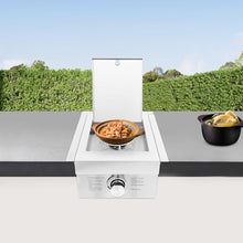 Steel Single Grilling Side Burners,Propane Side Burner for Outdoor Kitchen