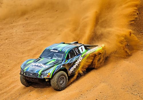 Traxxas Slash 4X4 Brushless 1/10 Scale 4WD Short Course Truck Green