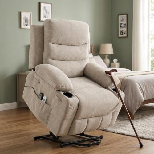 Garvee Oversized Power Lift Recliner Chair for Big and Tall with Wide Seat